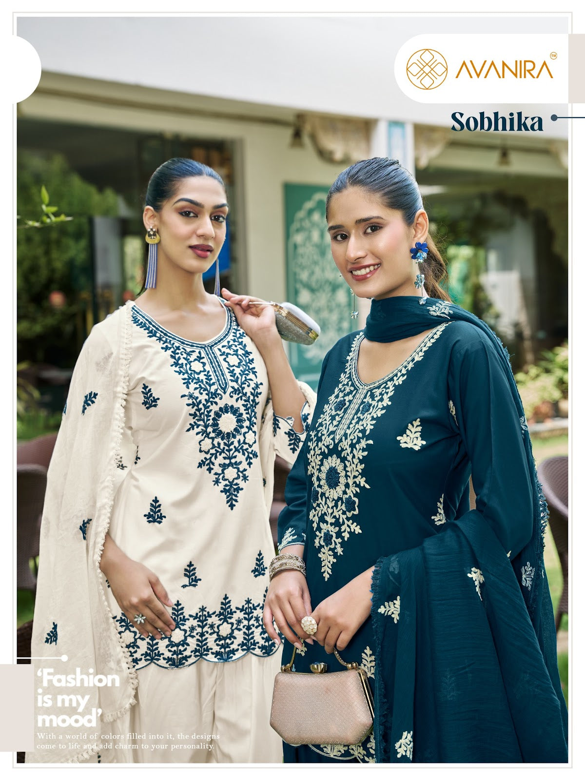 Sobhika Avanira Rayon Readymade Suits Exporter Gujarat