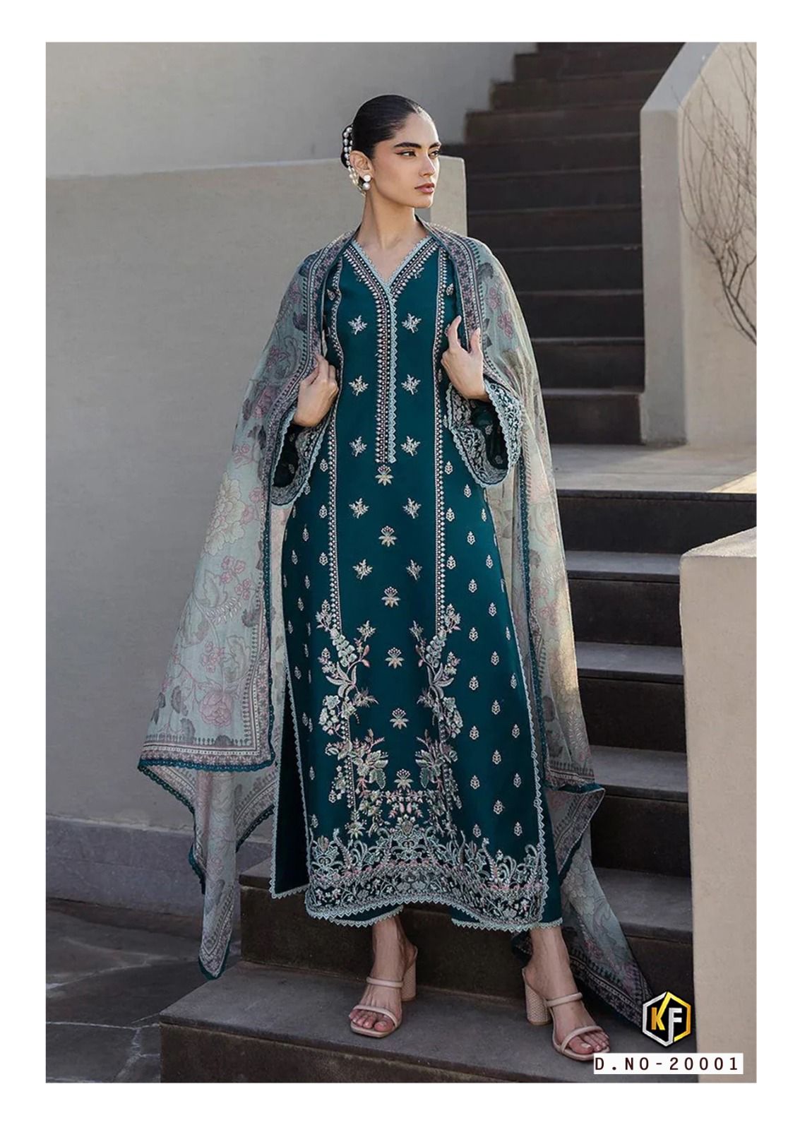 Sobia Nazir Luxury 20 Keval Fab Lawn Cotton Karachi Salwar Suits Manufacturer