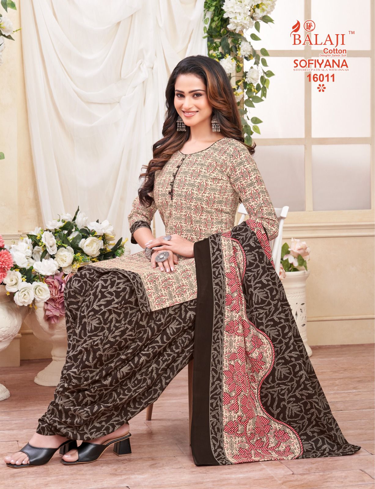 Sofiyana Vol 16 Balaji Readymade Cotton Patiyala Suits Wholesaler Gujarat