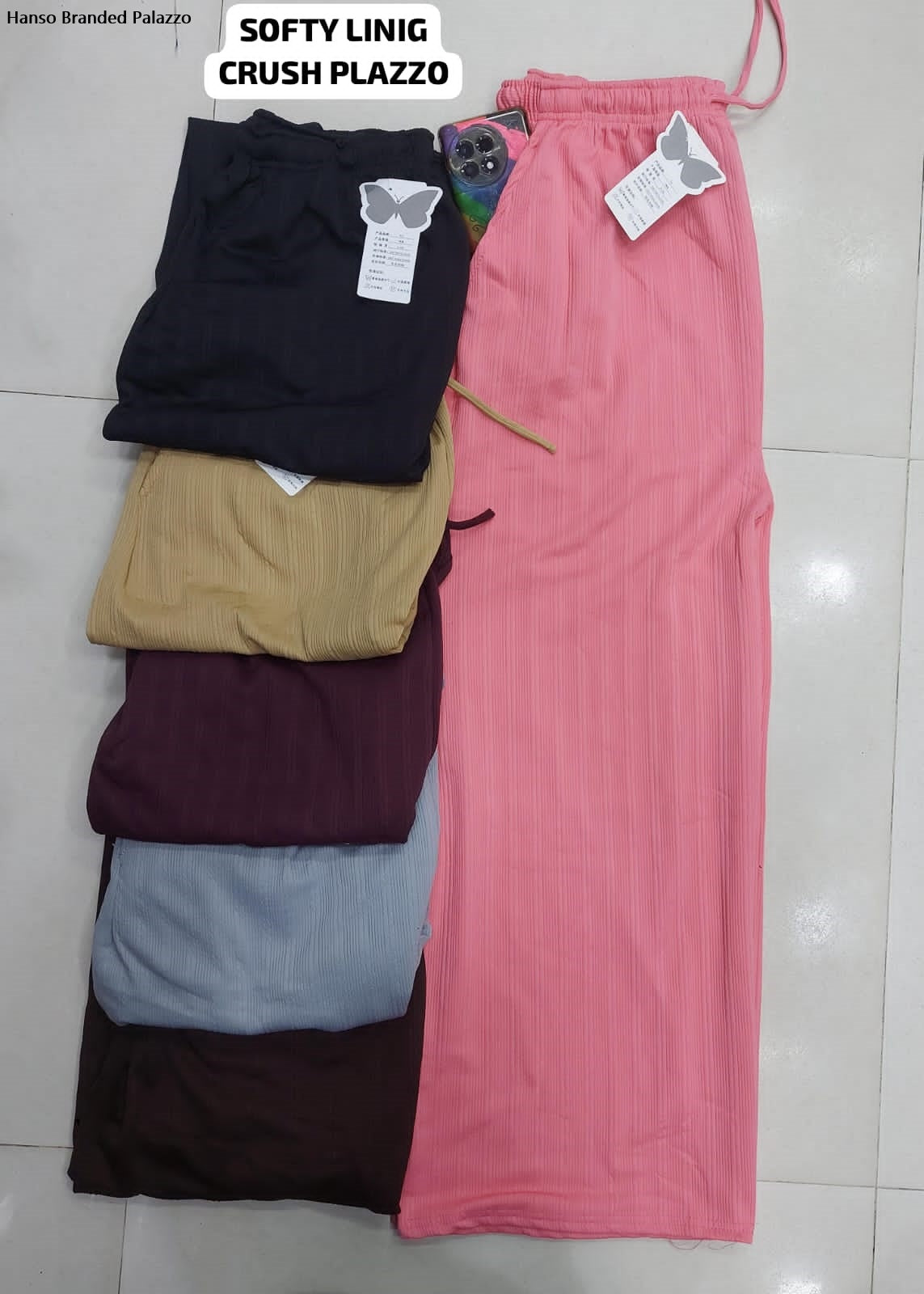 Softy Lining Hanso Branded Palazzo Wholesale