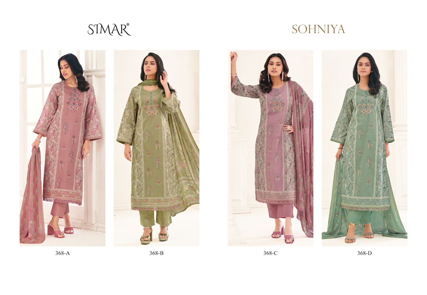 Sohniya Simar Pure Cotton Pant Style Suits Wholesaler India