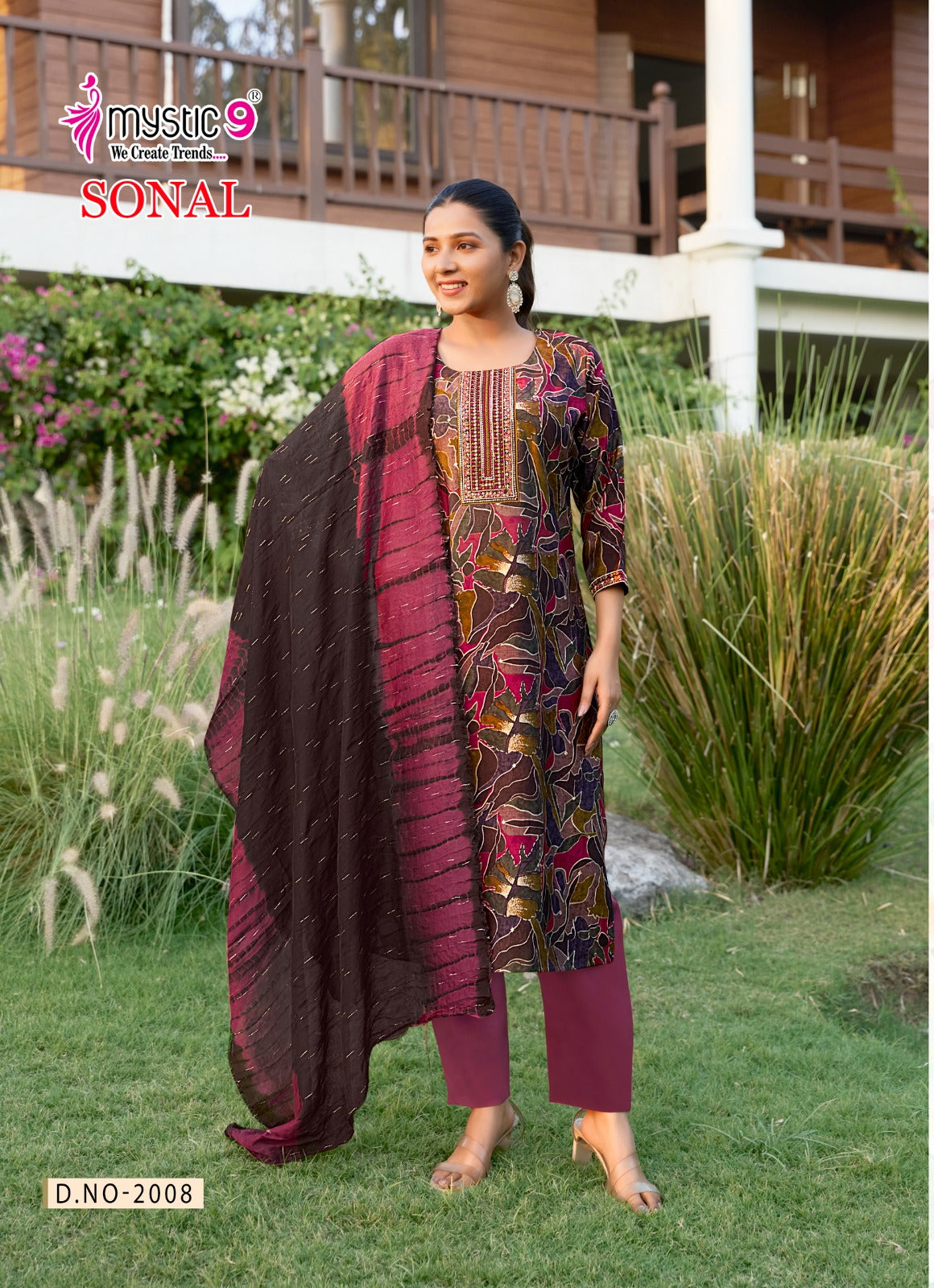 Sonal Vol 2 Mystic 9 Roman Silk Readymade Suits Manufacturer