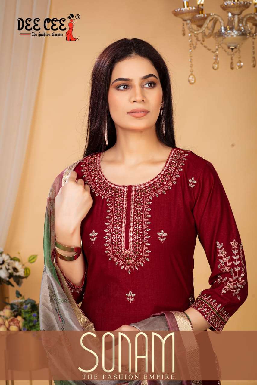 Sonam Deecee Vatican Readymade Pant Style Suits Exporter Ahmedabad