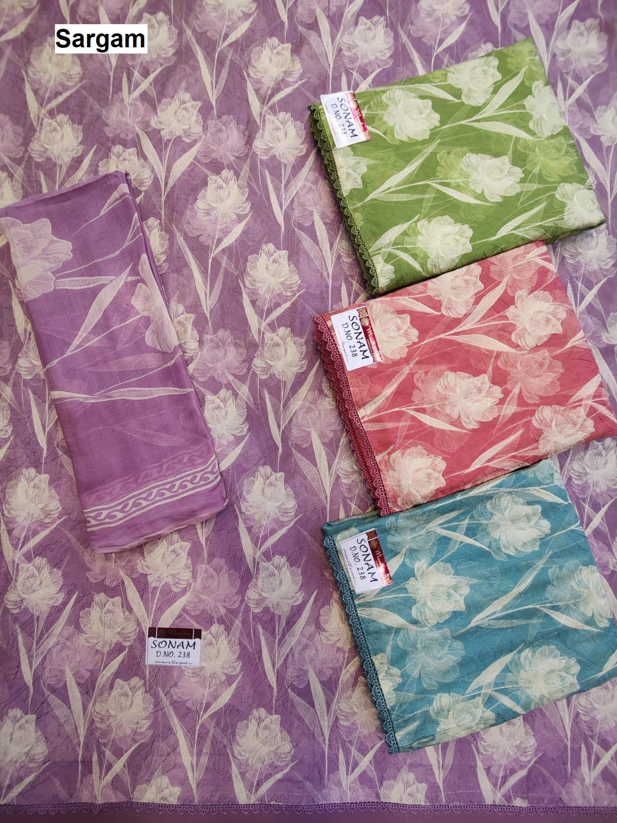 Sonam Sargam Prints Pure Muslin Salwar Suits Exporter India