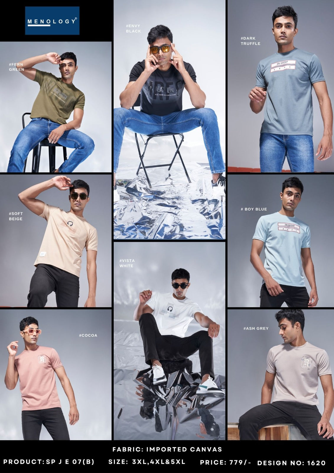 Sp J E 7- B Menology Imported Mens Tshirts Wholesale Price