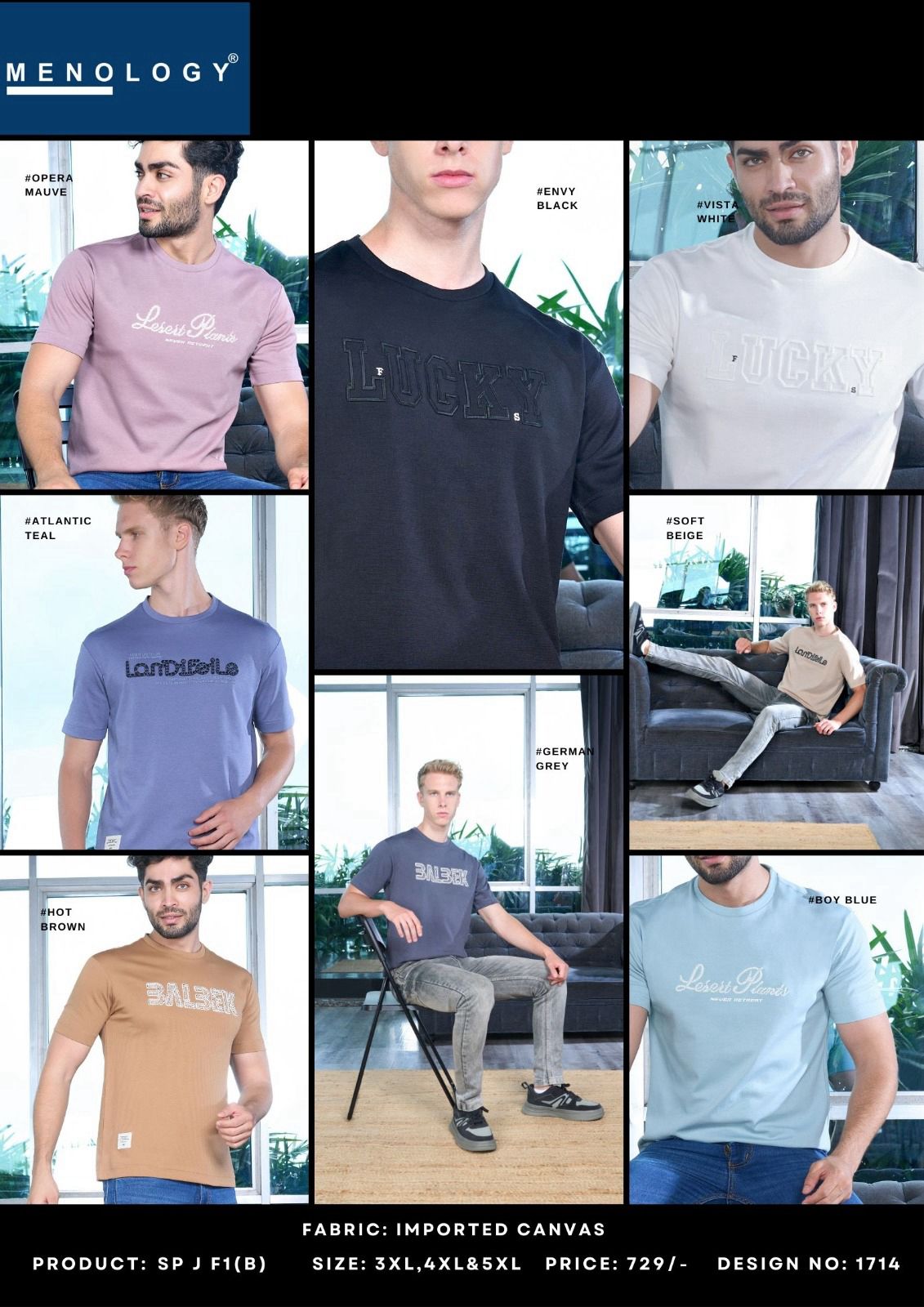 Sp J F 1 - B Menology Imported Canvas Mens Tshirts Supplier Ahmedabad