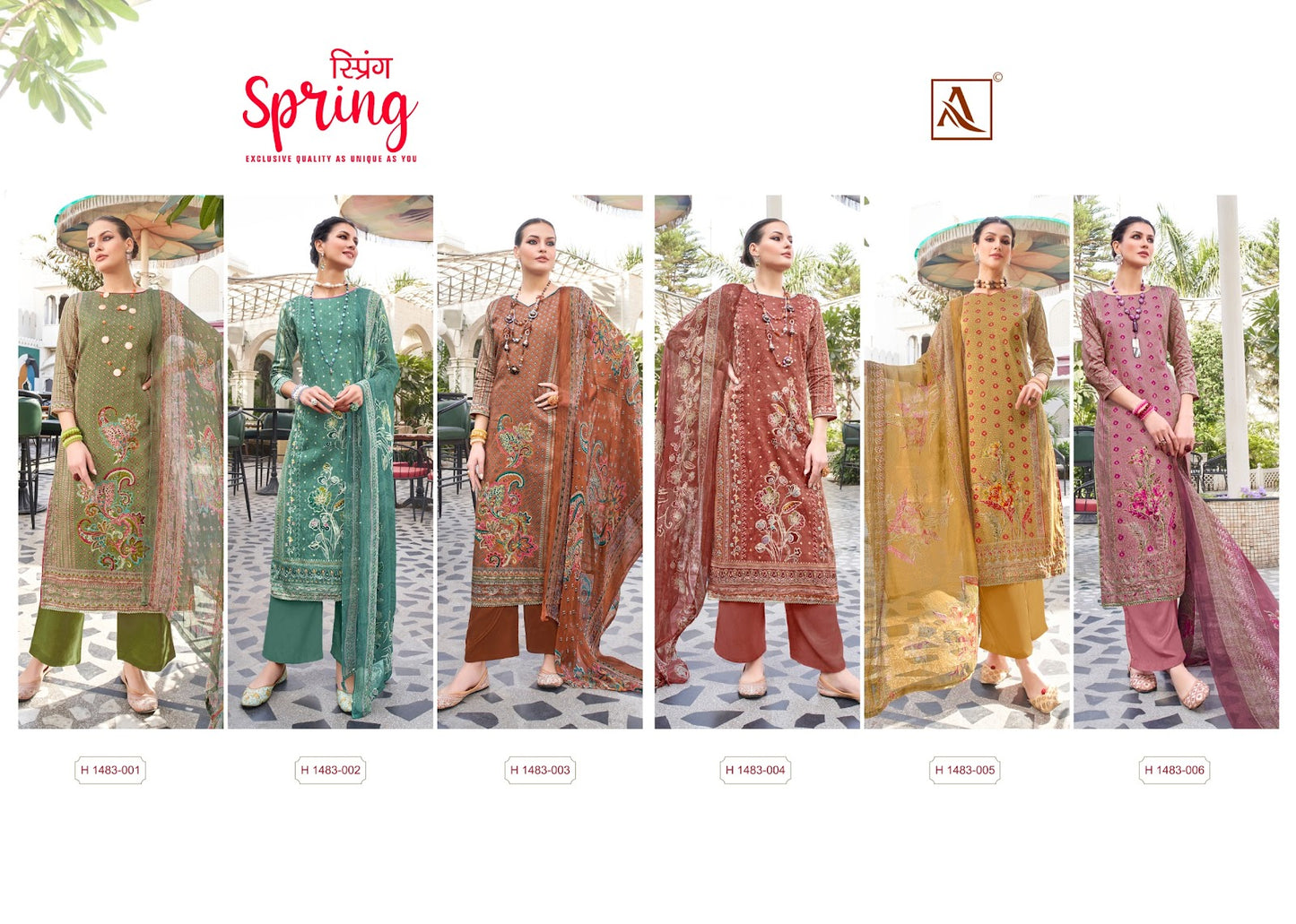 Spring Alok Jaam Pant Style Suits
