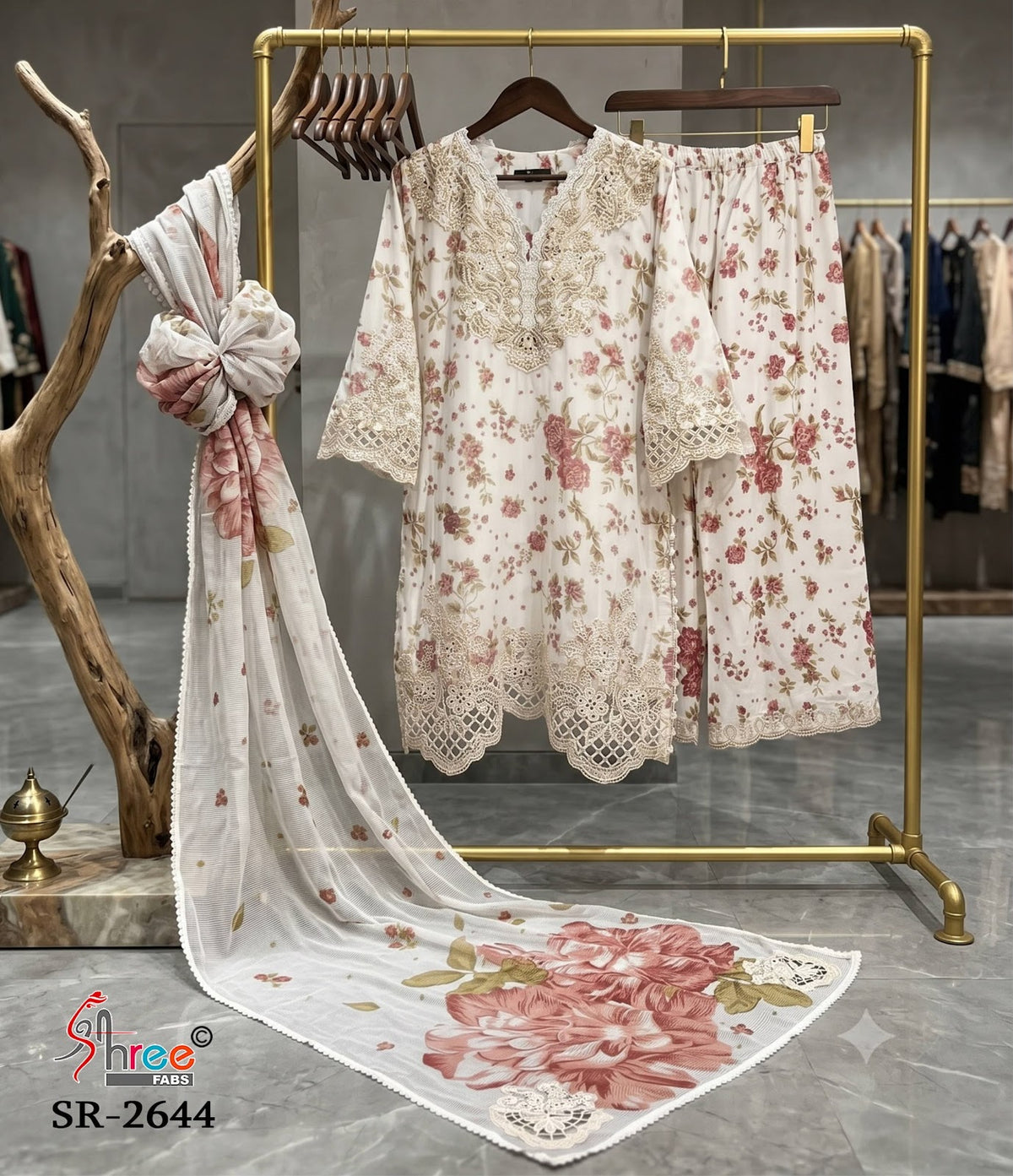 Sr 2644 Shree Fabs Kota Checks Pakistani Readymade Suits Wholesaler India