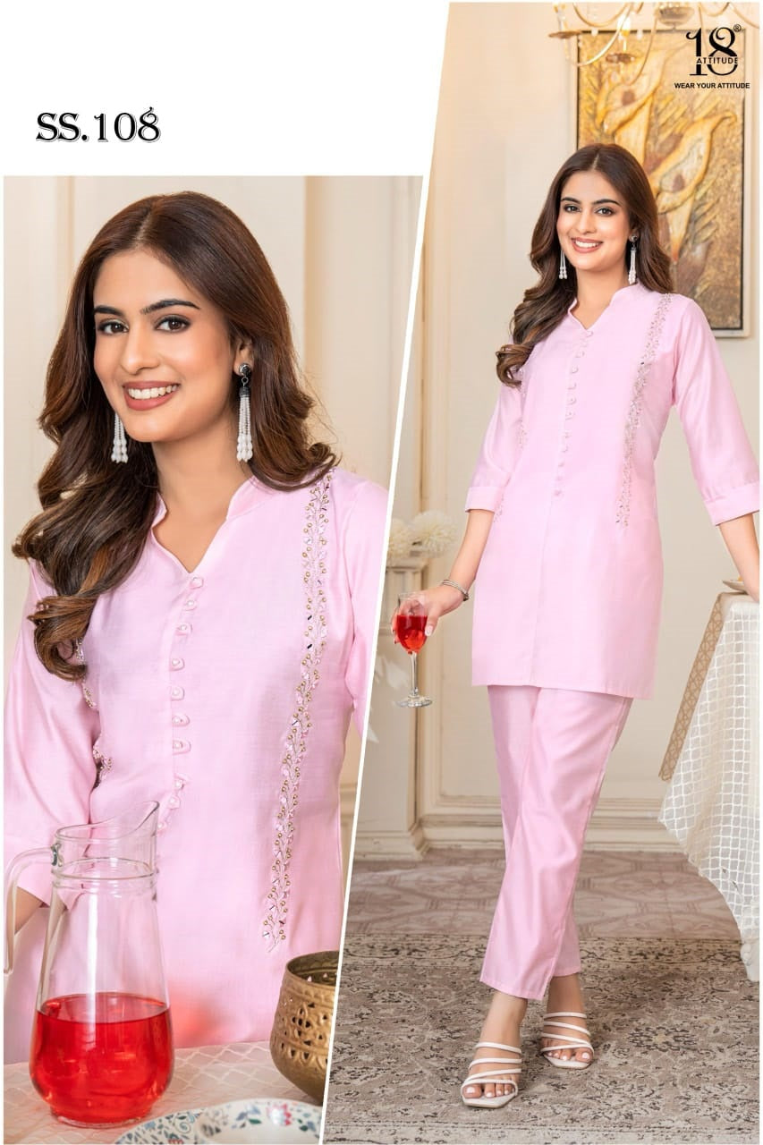 Ss 108 18 Attitude Vatican Co Ord Set Manufacturer India