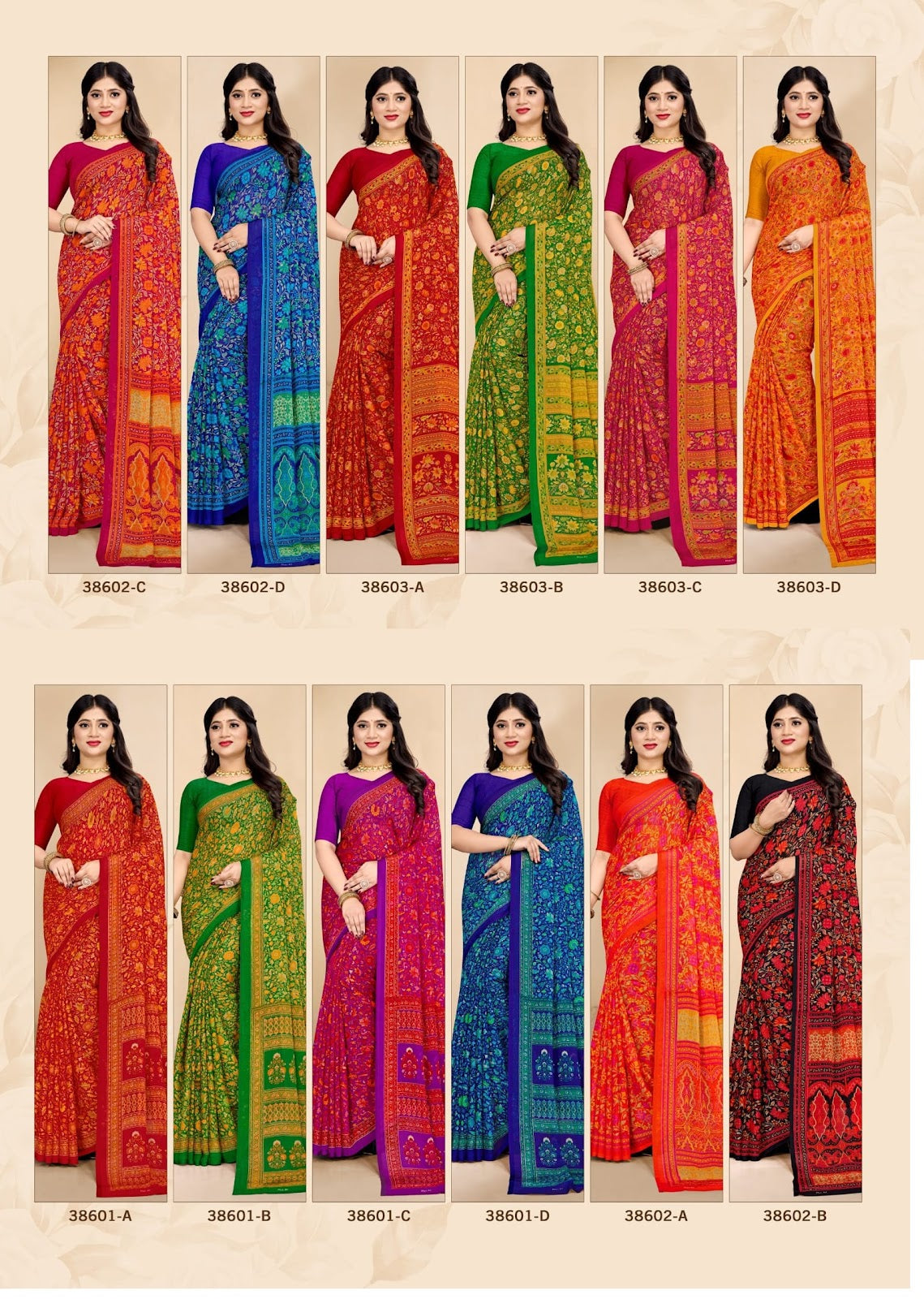 Star Chiffon 179 Ruchi Sarees Exporter