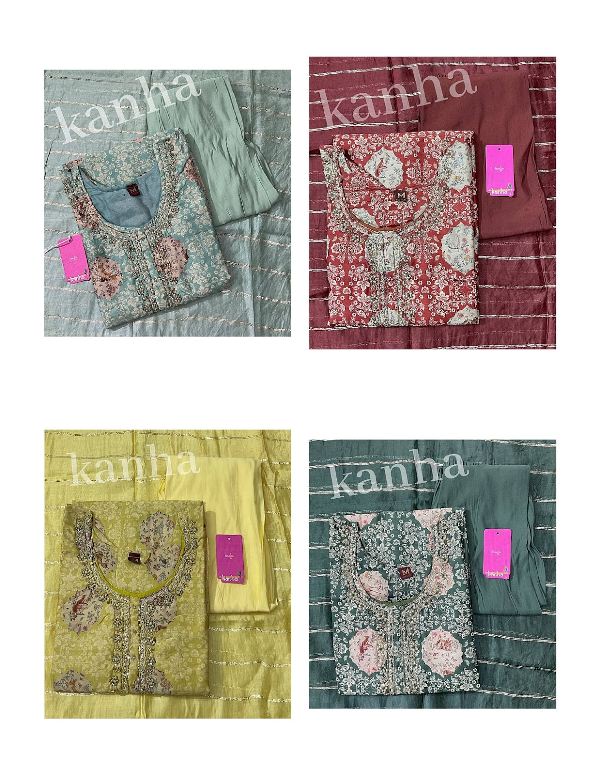 Star Kanha Chanderi Readymade Pant Style Suits Manufacturer India
