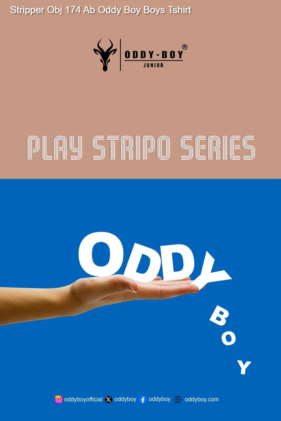 Stripper Obj 174 Ab Oddy Boy Jacquard Boys Tshirt Wholesale Price