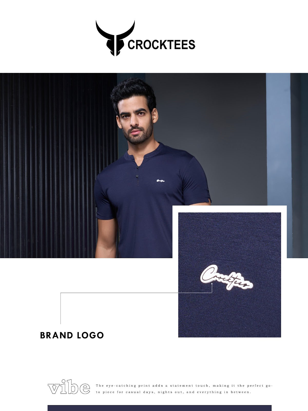 Style 2263 Crocktees Tencil Lycra Mens Tshirts Exporter Gujarat