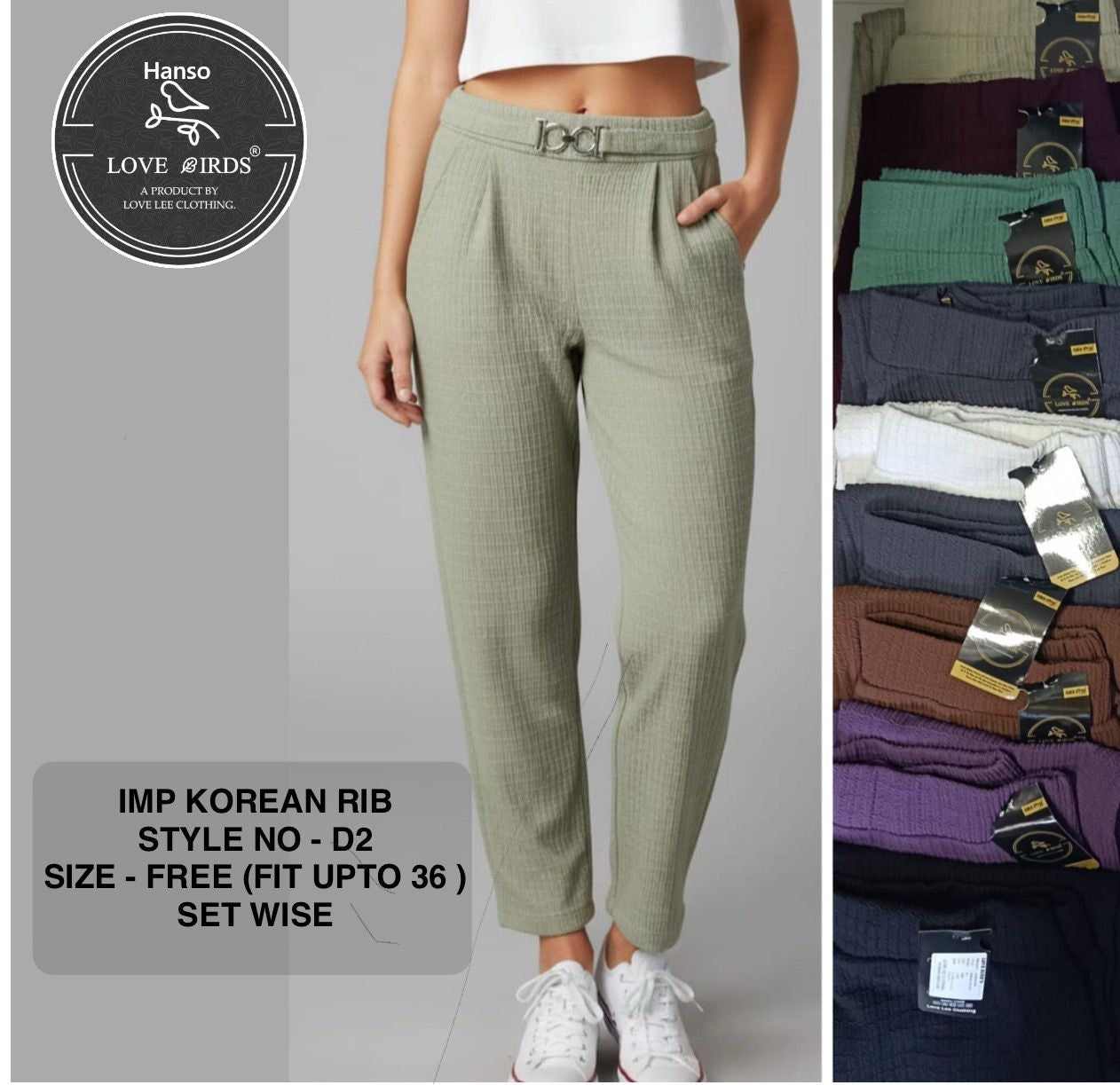 Style D2 Hanso Imported Women Pants Exporter India