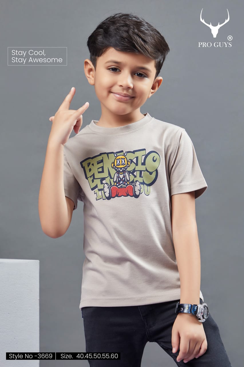 Style No 3669 Pro Guys Imported Boys Tshirt Wholesale Price