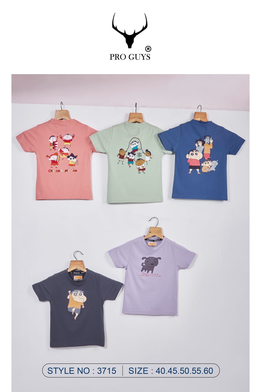 Style No 3715 Pro Guys Tencil Lycra Boys Tshirt Wholesale Price