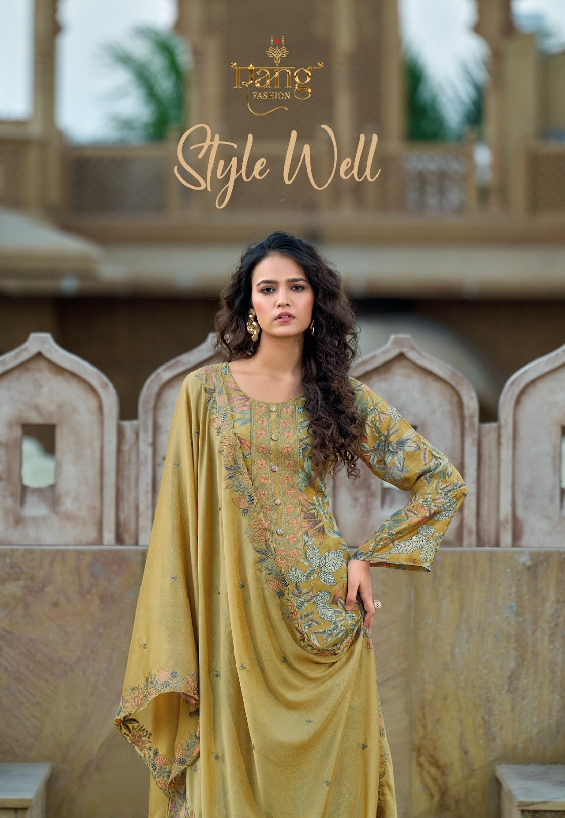 Style Well Rang Fashion Viscose Muslin Pant Style Suits Wholesale Price