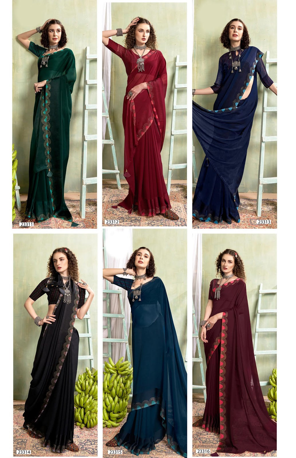 Sudan Vallabhi Prints Georgette Sarees Exporter Ahmedabad