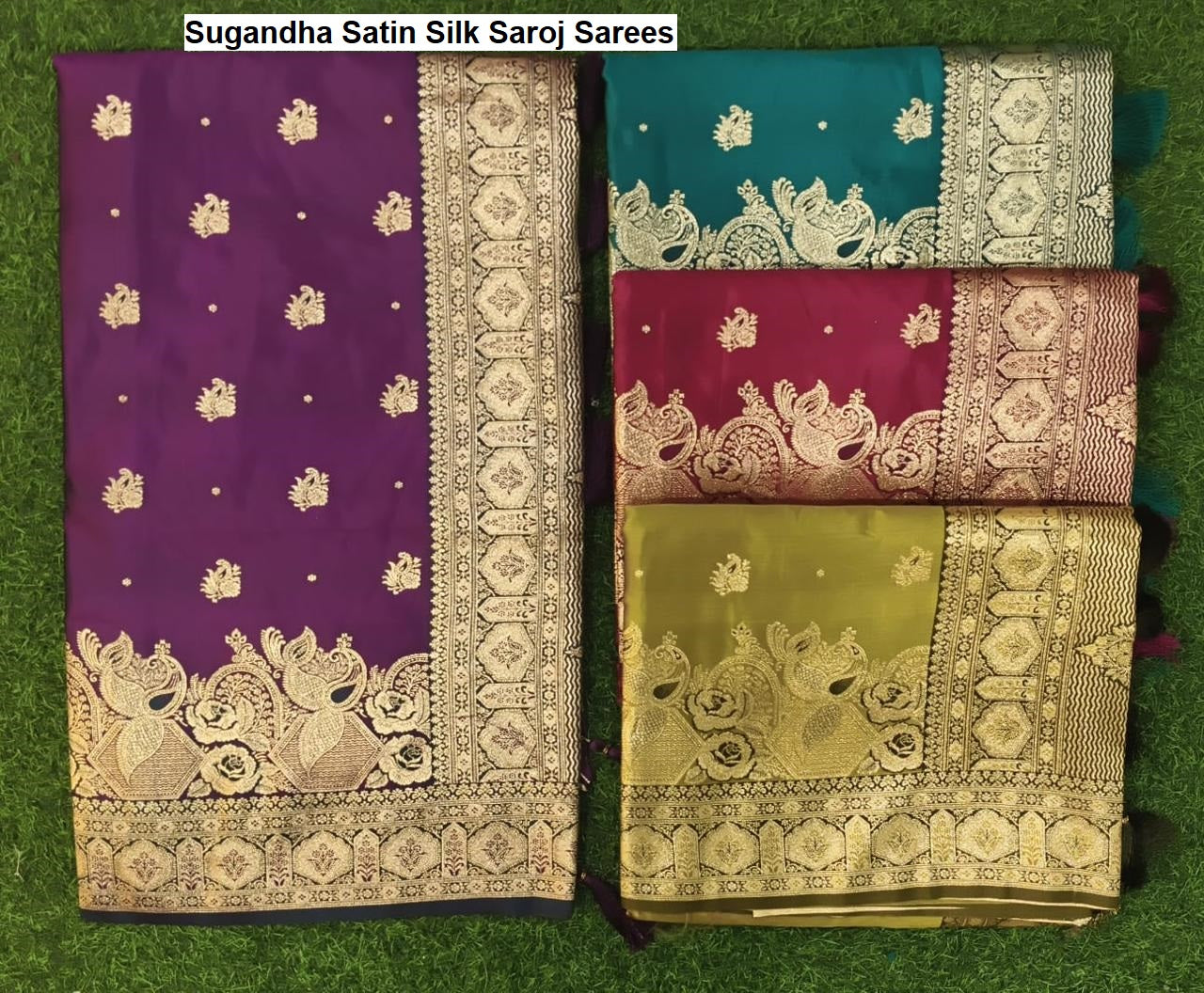 Sugandha Satin Silk Saroj Sarees Manufacturer