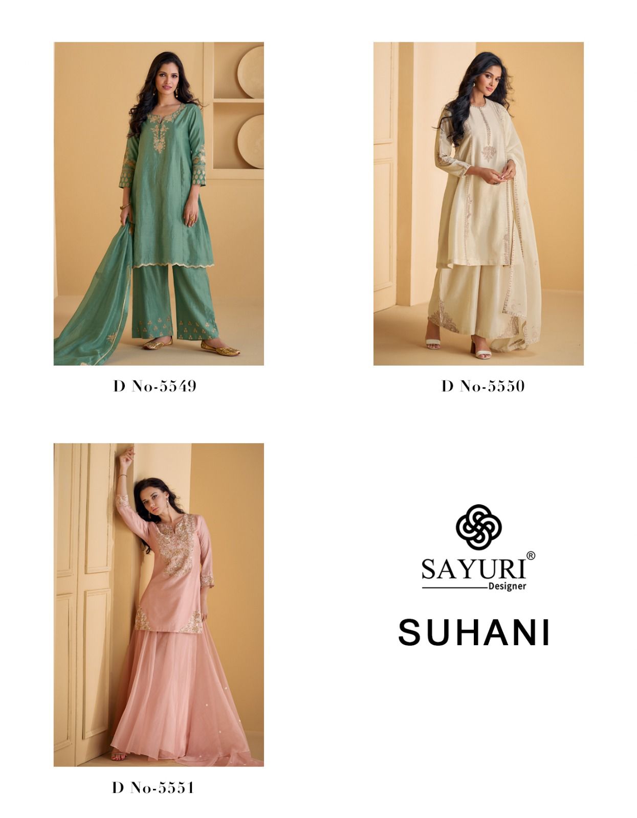 Suhani Sayuri Silk Readymade Suits Exporter India