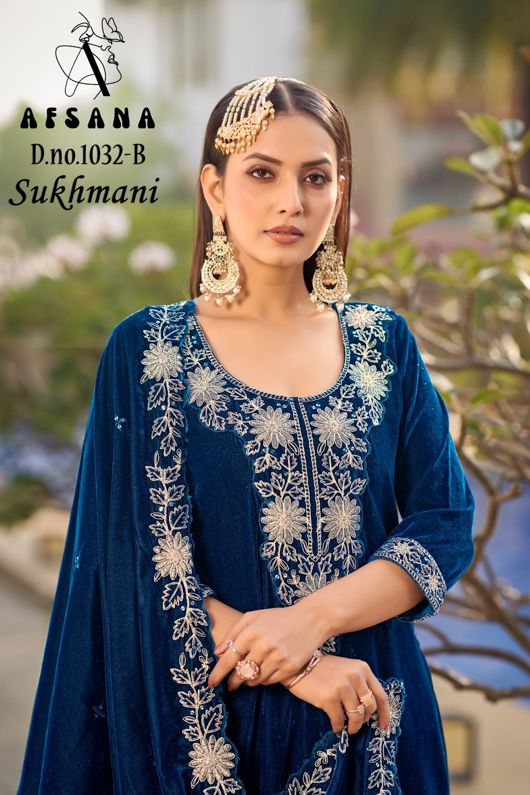 Sukhmani 1032 Afsana Readymade Velvet Suits Manufacturer India