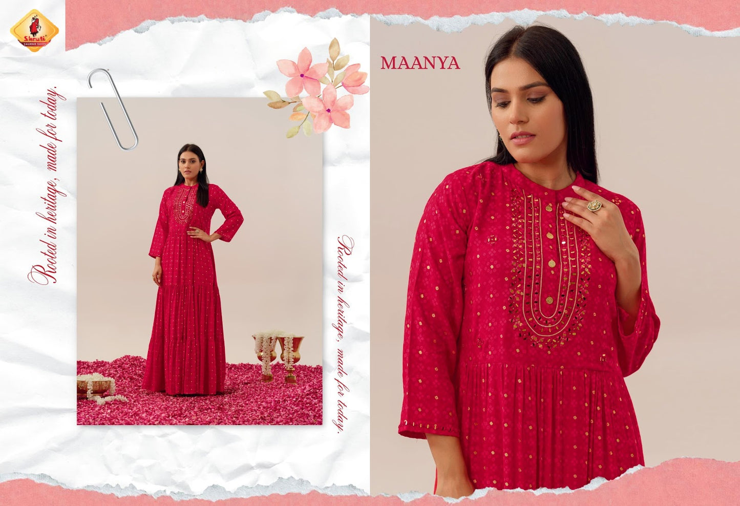 Sukoon Shruti Cotton Rayon One Piece Gown Wholesale Price