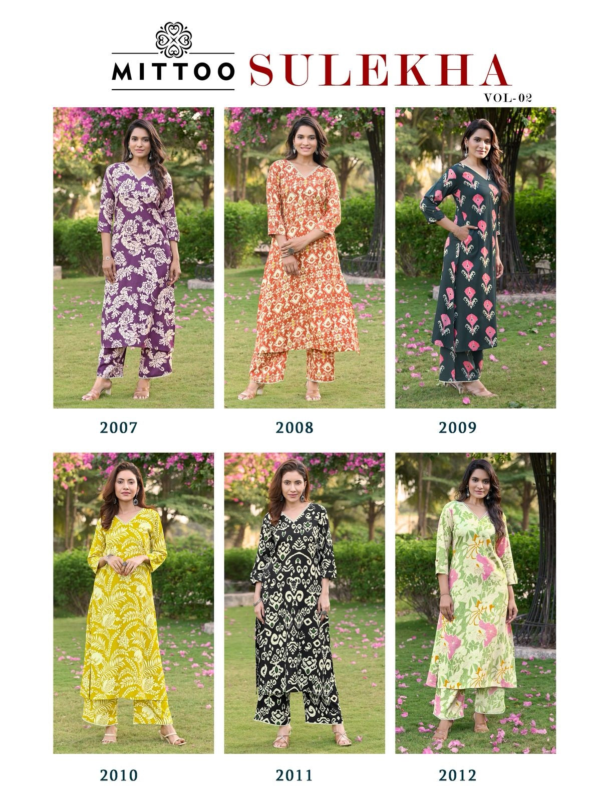 Sulekha Vol 2 Mittoo Rayon Kurti Plazzo Set Exporter Gujarat