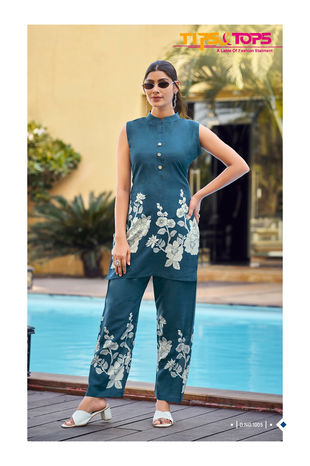 Summer Beauty Tips Tops Reyon Co Ord Set Supplier Gujarat