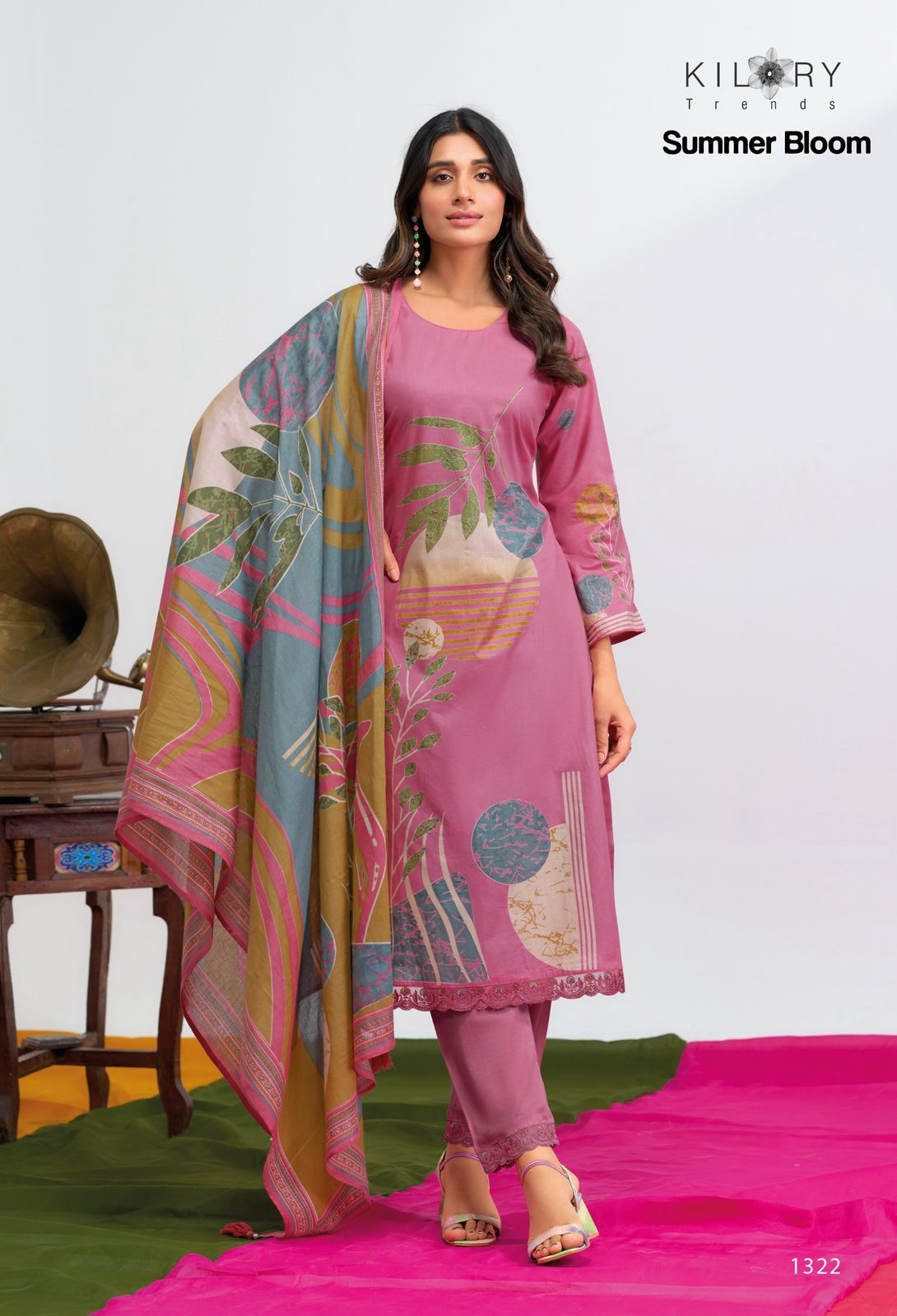 Summer Bloom Kilory Lawn Cotton Pant Style Suits Manufacturer