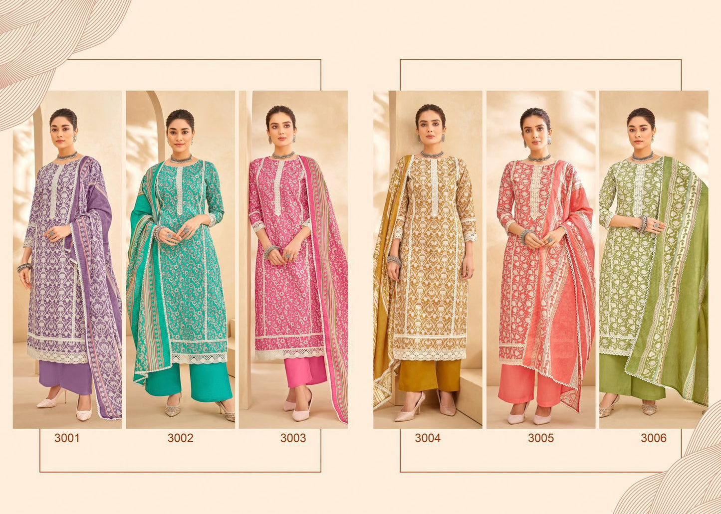 Summer Candy Vol 3 Salvi Fashion Lawn Pant Style Suits