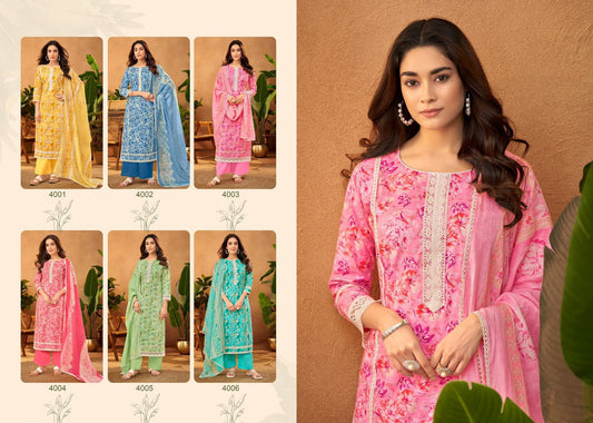 Summer Candy Vol 4 Salvi Fashion Pure Lawn Pant Style Suits Exporter