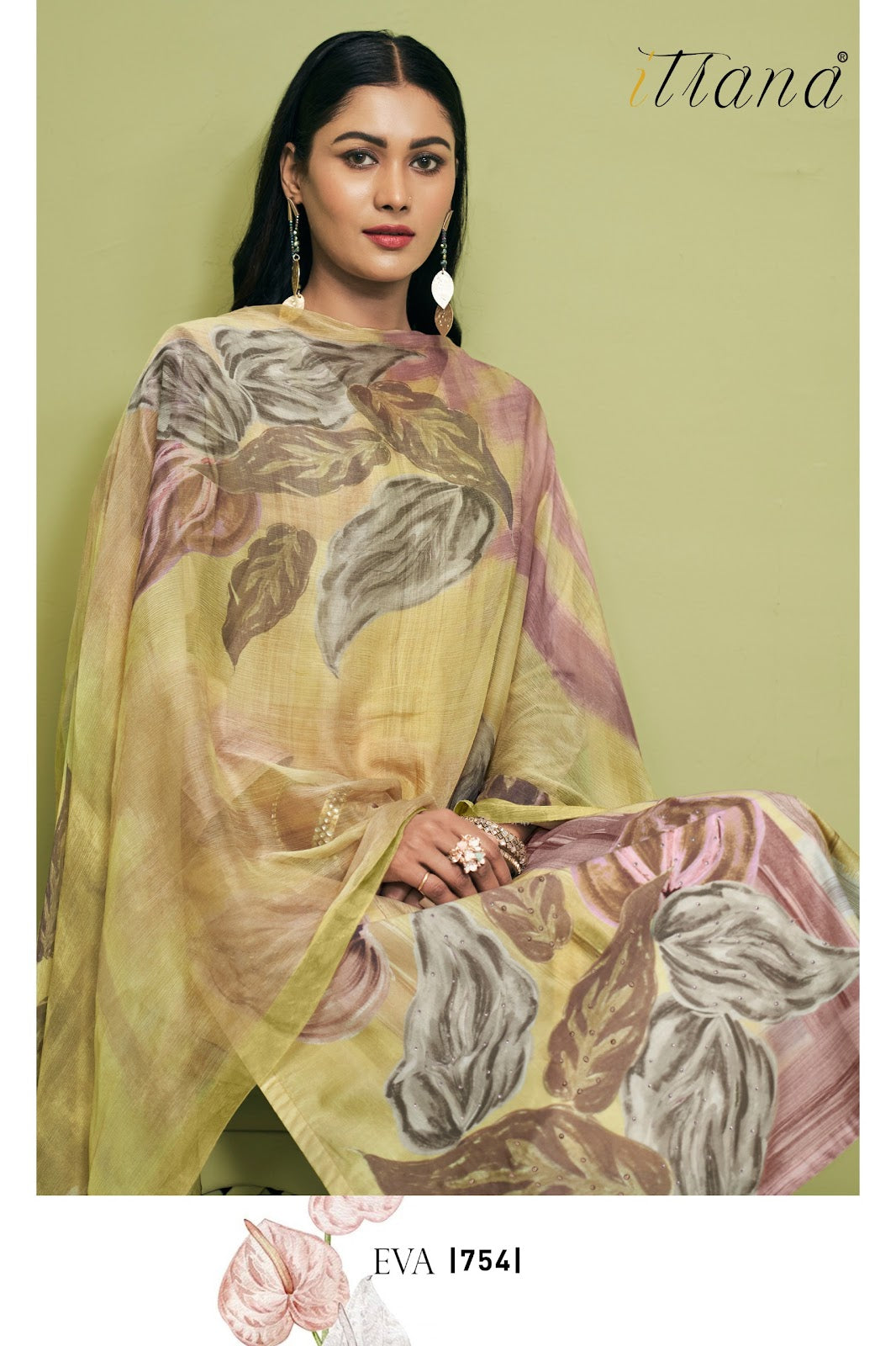 Summer Floral Itrana Pure Cotton Plazzo Style Suits Exporter Ahmedabad