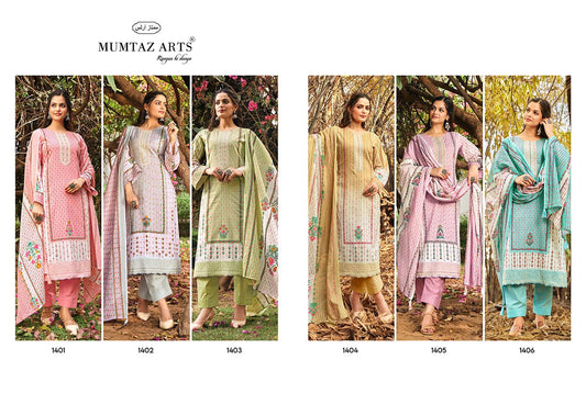 Summer Shine Mumtaz Arts Cambric Pant Style Suits