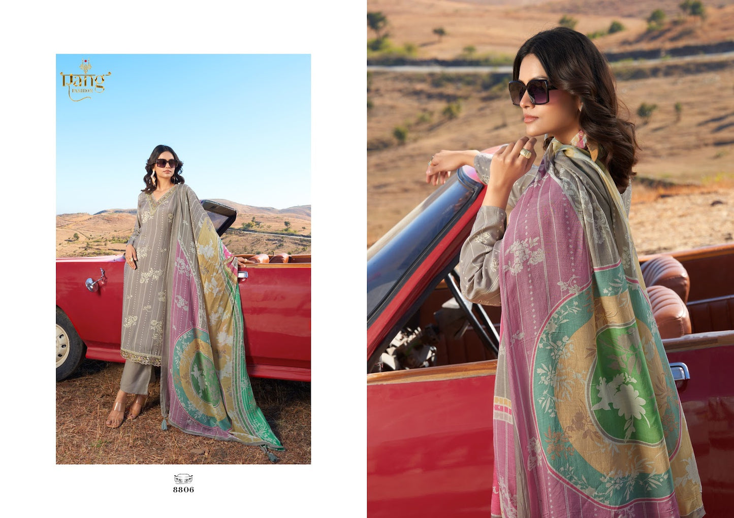 Summer Shine Vol 6 Rang Fashion Viscose Muslin Pant Style Suits Supplier Gujarat