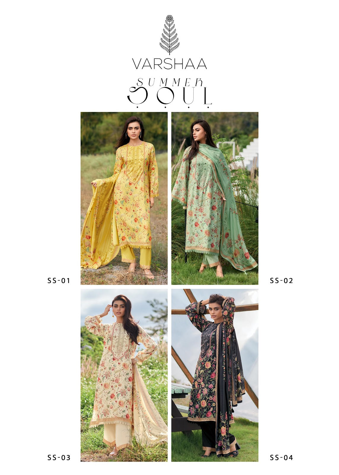 Summer Soul Varshaa Viscose Muslin Pant Style Suits Manufacturer