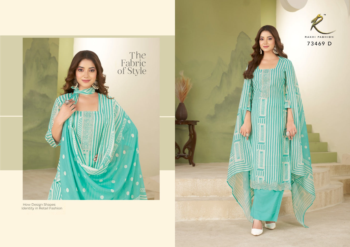 Summer Waves 73469 Rakhi Fashion Lilen Pant Style Suits Wholesale Price