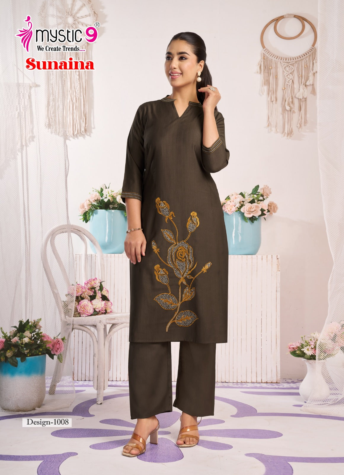 Sunaina Vol 1 Mystic 9 Vertican Co Ord Set Wholesale Rate