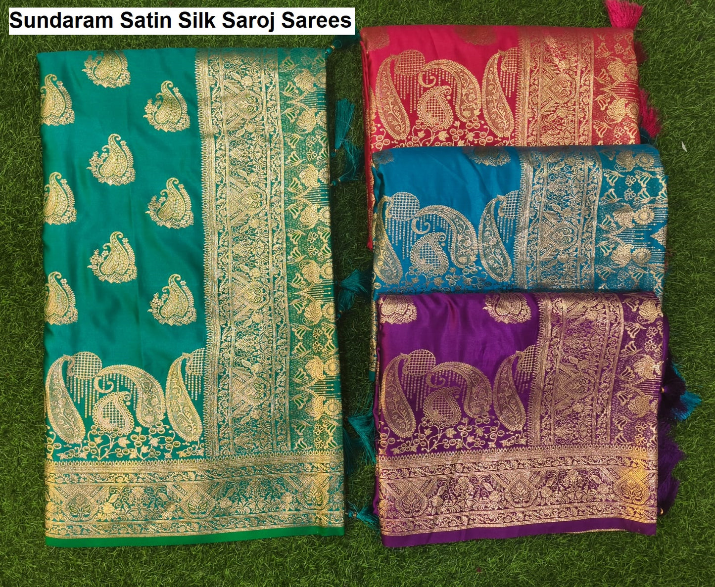 Sundaram Satin Silk Saroj Sarees Supplier Gujarat