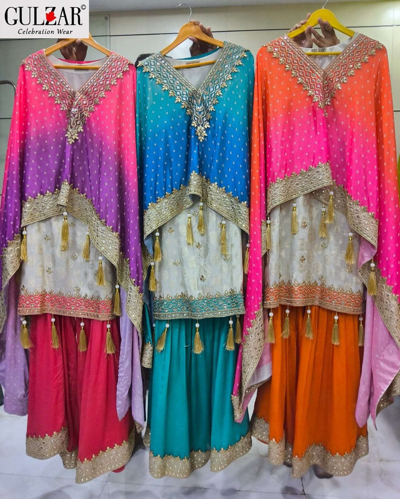 Sunehri Gulzar Viscose Simmer Indo Western Pair Supplier India