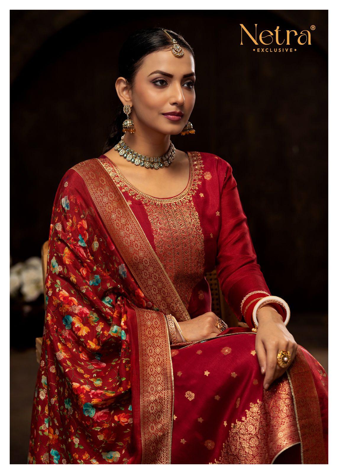 Sunidhi Netra Lakhnavi Plazzo Style Suits Wholesale Price