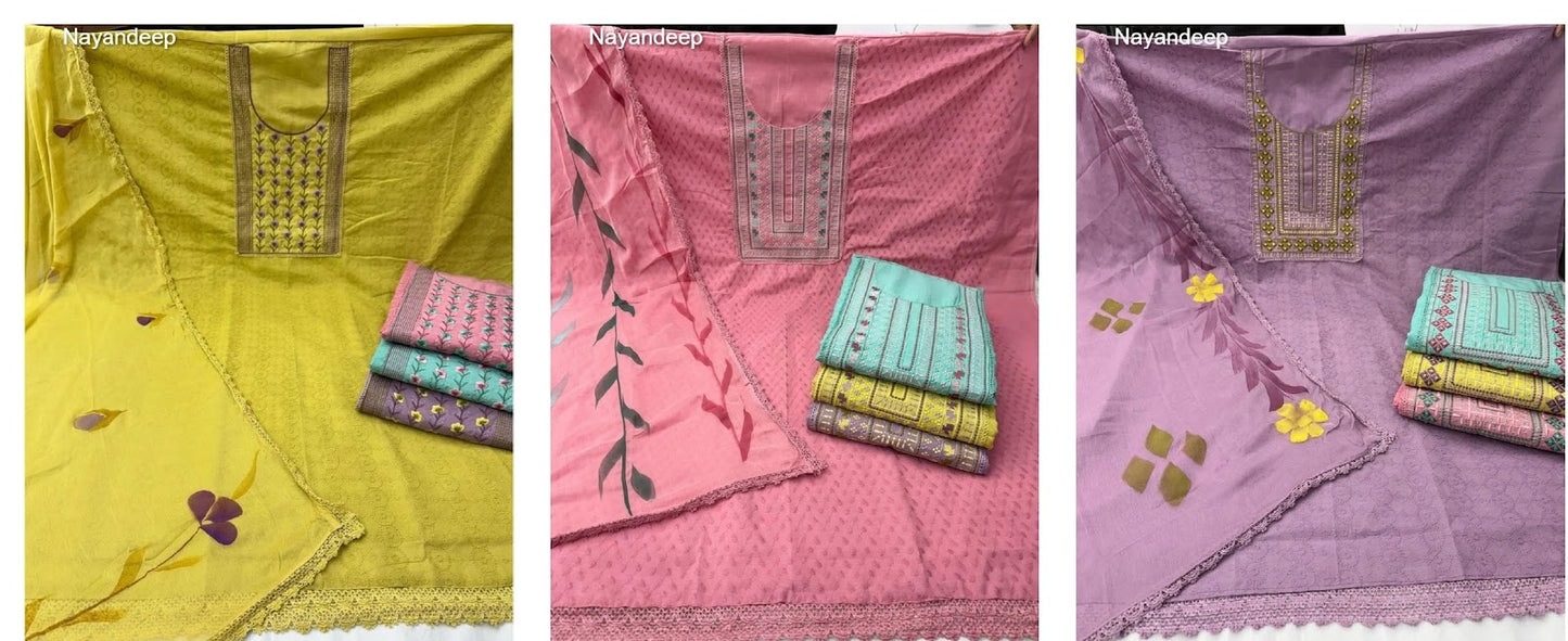 Sunita Nayandeep Cotton Salwar Suits Manufacturer Gujarat
