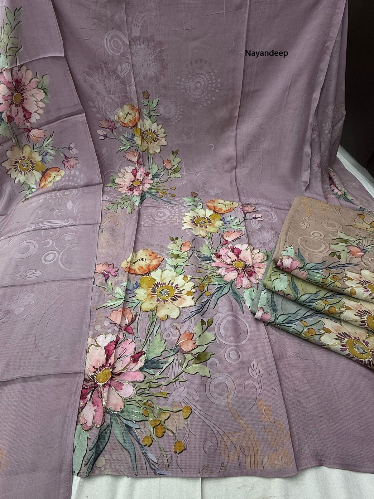 Sunshine Nayandeep Viscose Muslin Salwar Suits Wholesale