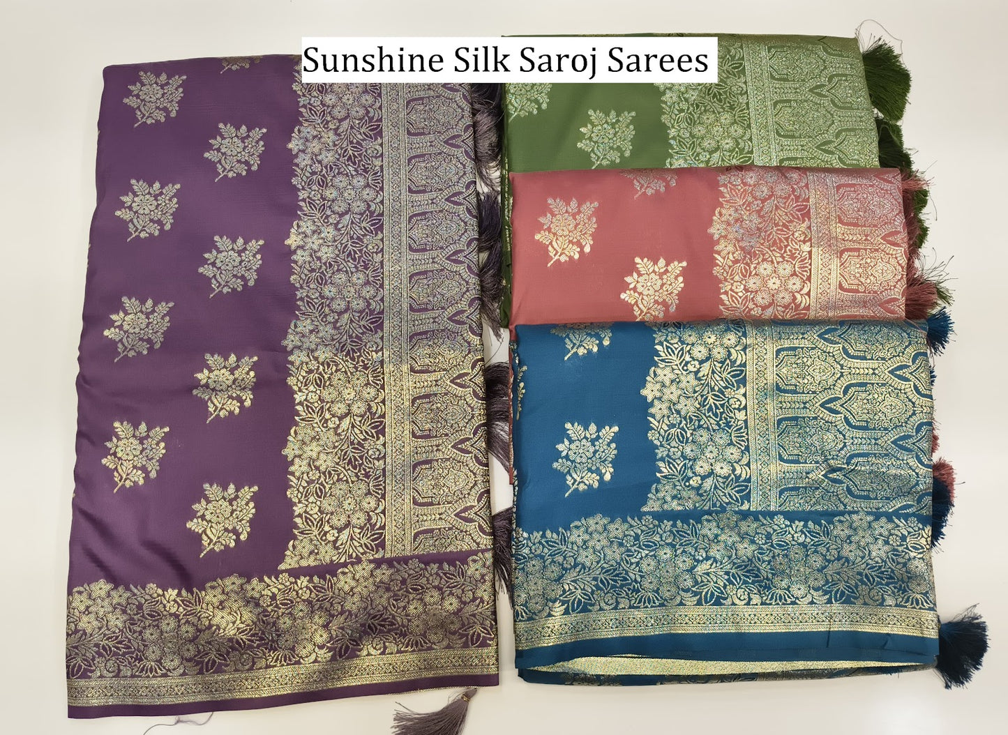 सनशाइन सिल्क सरोज सिल्क साड़ियों के थोक विक्रेता भारत