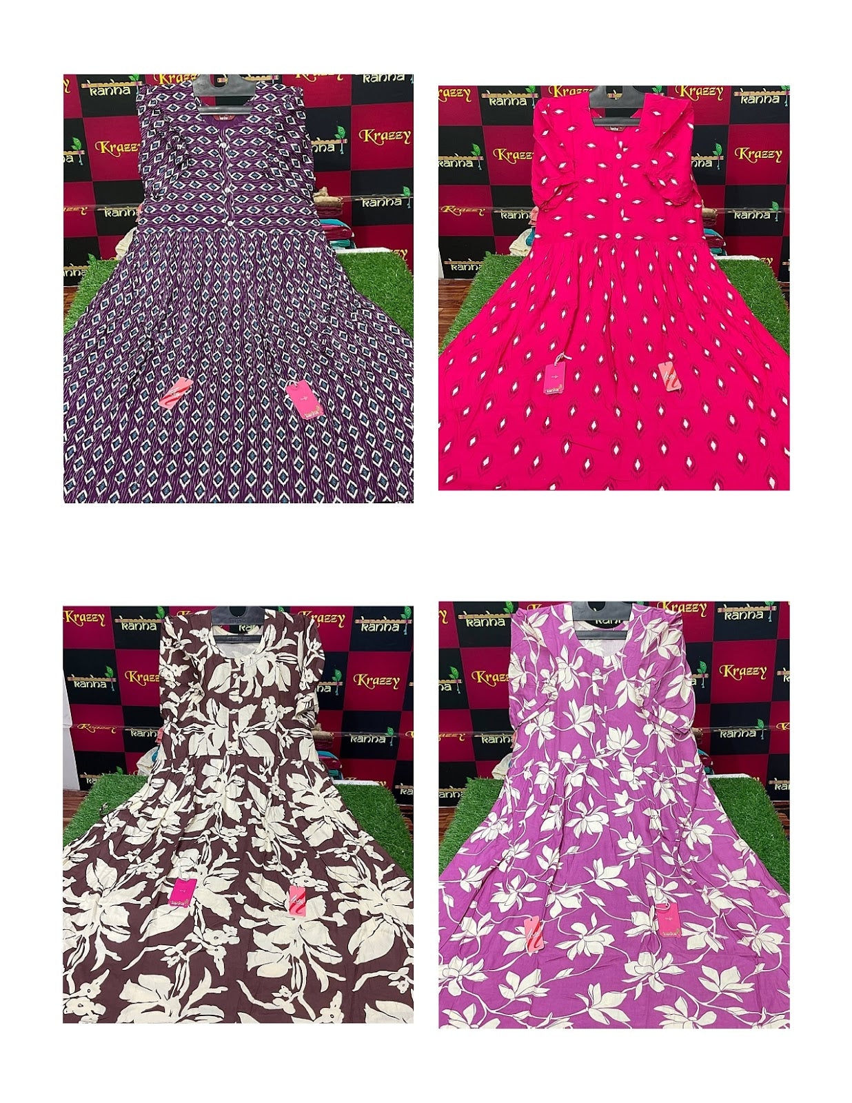 Super 0810 Kanha Reyon Kurti With Pocket Supplier