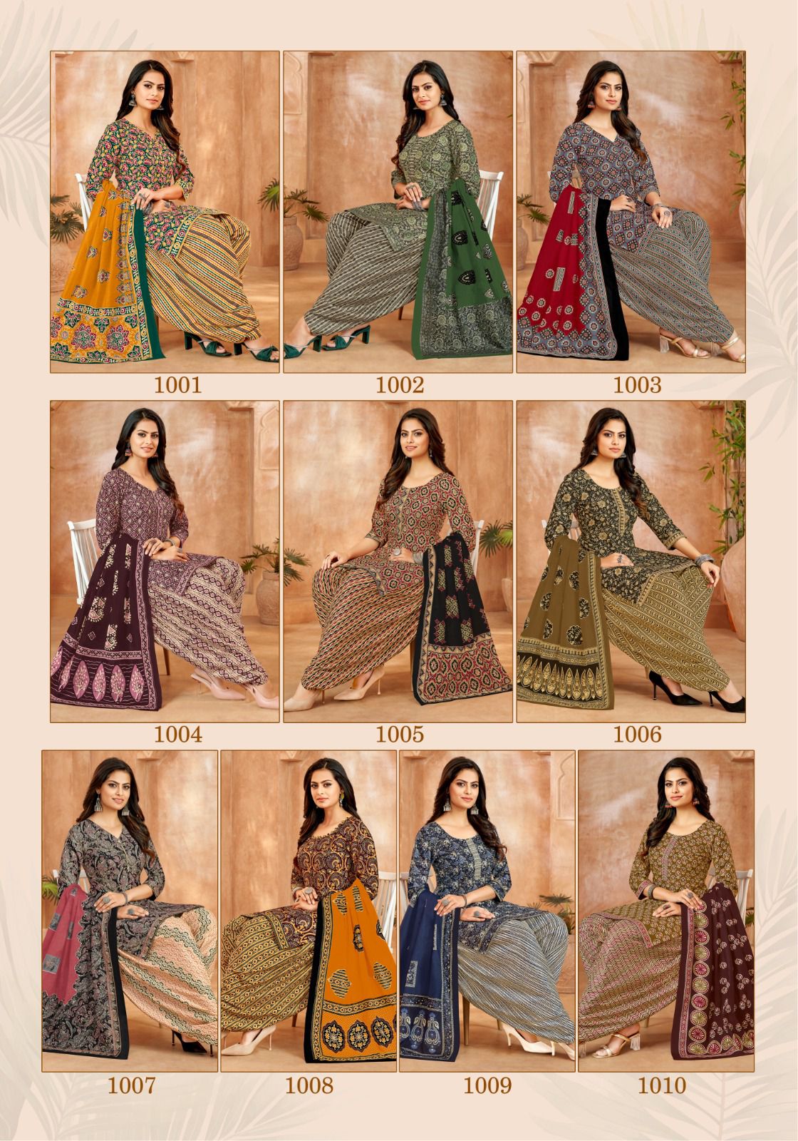 Super Ajrakh Vol 1 Miss World Choice Cotton Dress Material