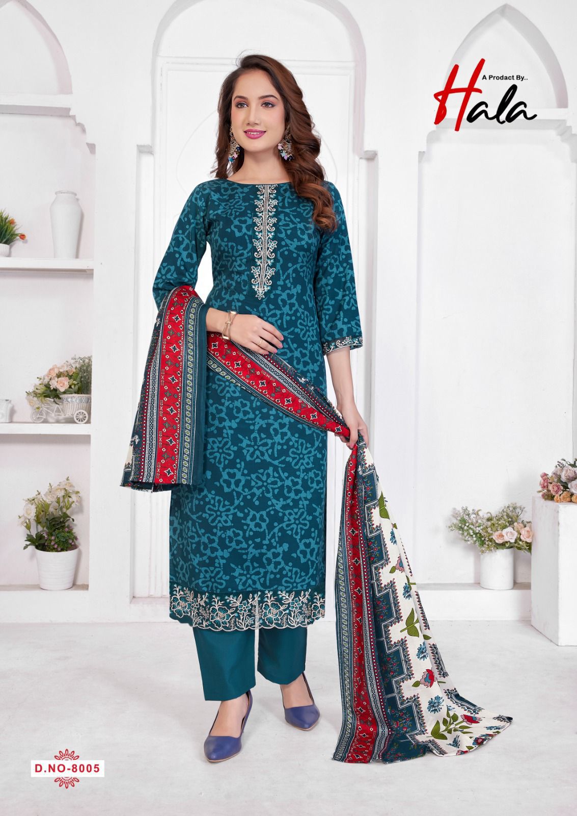 Super Star Edition 8 Hala Cotton Karachi Salwar Suits Wholesaler