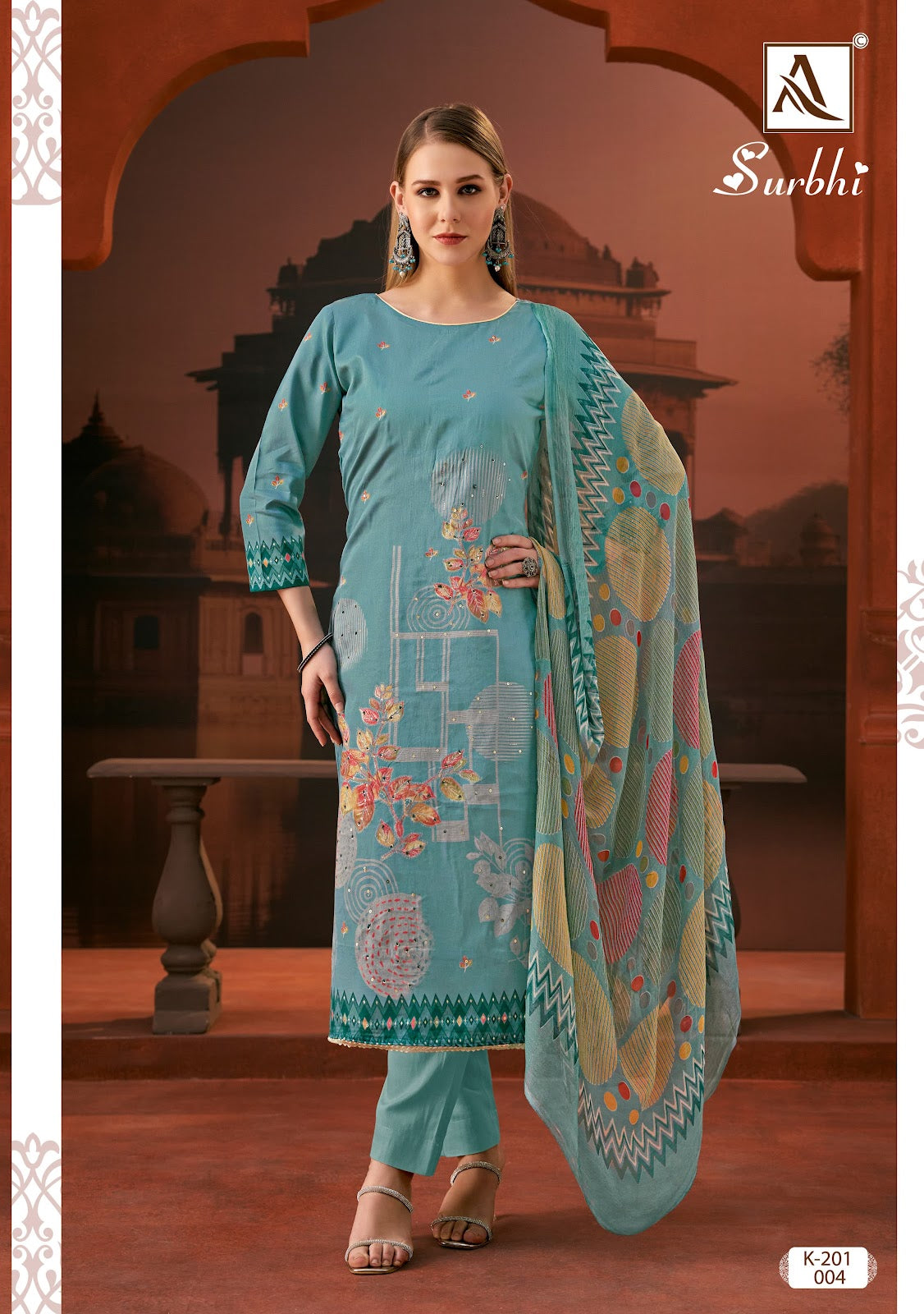 Surbhi Alok Pure Zam Karachi Salwar Suits Wholesale Price