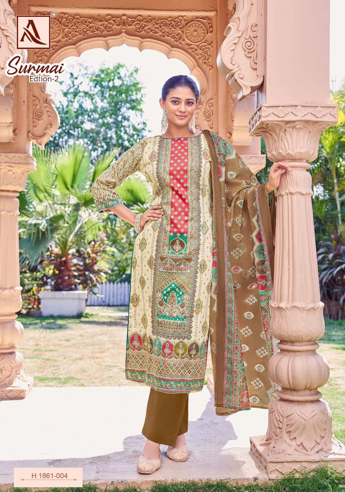 Surmai Edition 2 Alok Pure Zam Karachi Salwar Suits Exporter India