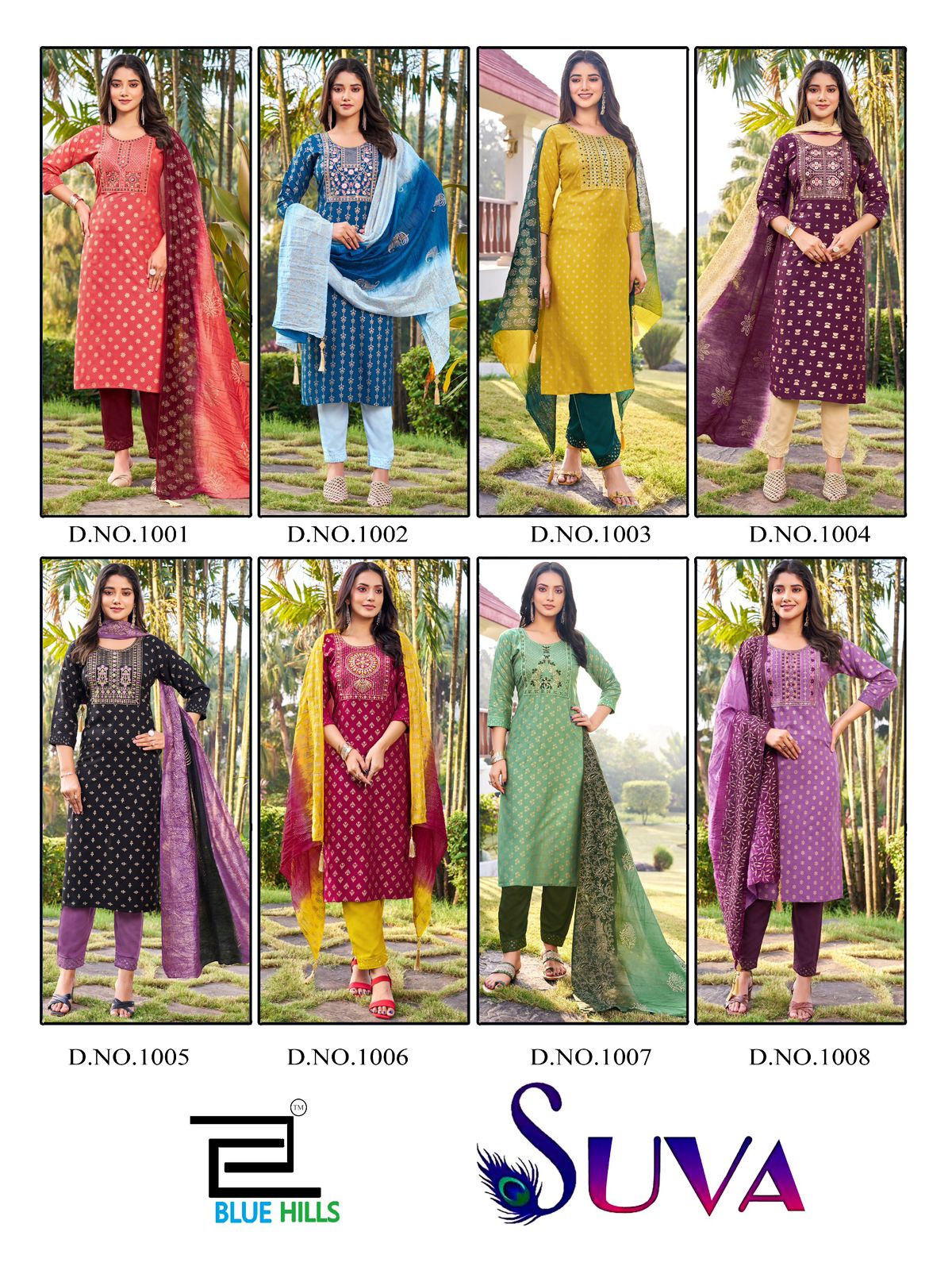 Suva Blue Hills Rayon 14Kg Readymade Pant Style Suits Manufacturer