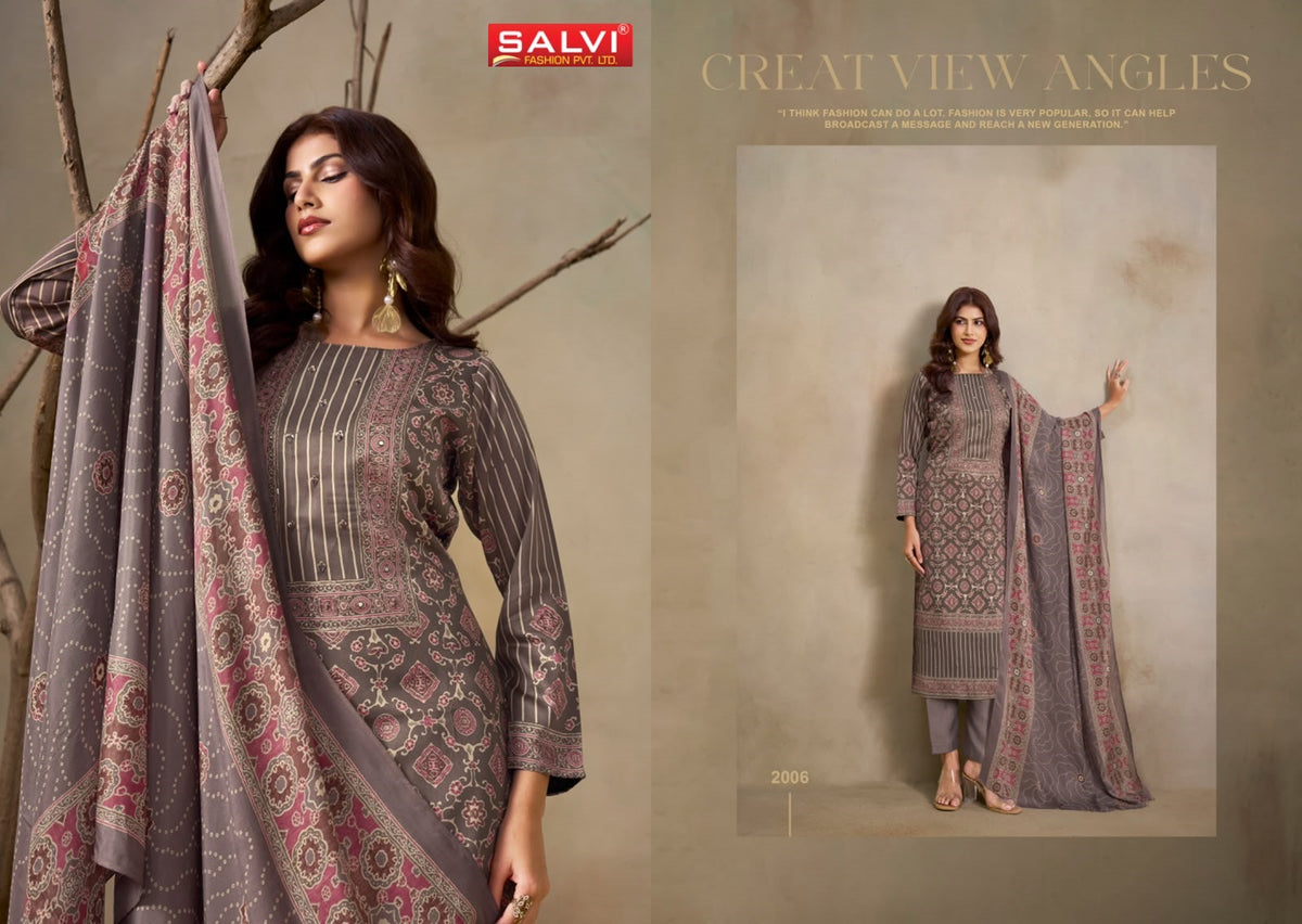 Suvarna Vol 2 Salvi Fashion Gajji Silk Pant Style Suits Manufacturer Ahmedabad